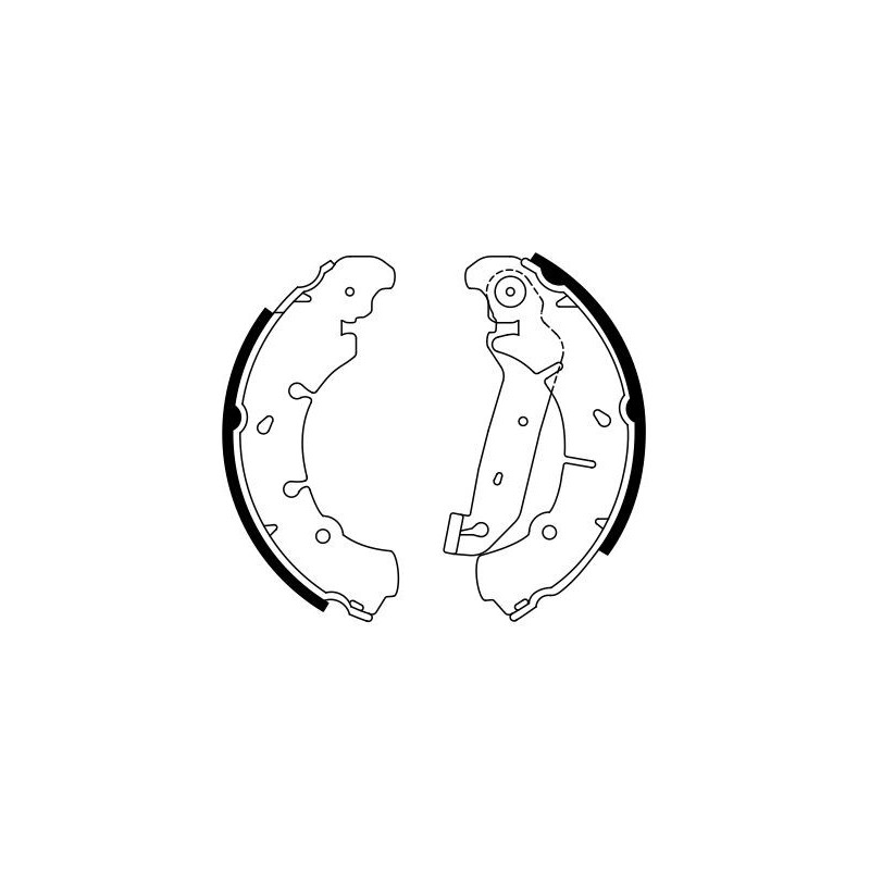 Jeu de mâchoires de frein BOSCH