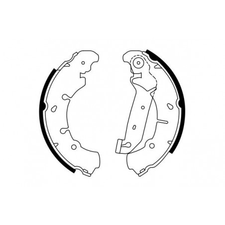 Jeu de mâchoires de frein...