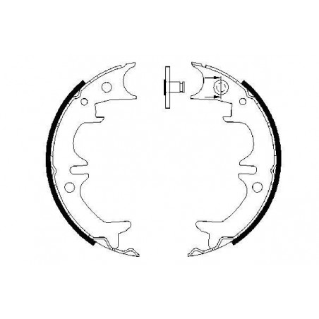 Jeu de mâchoires de frein...