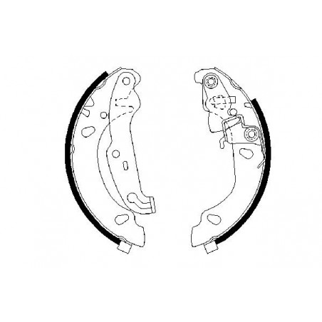 Jeu de mâchoires de frein...