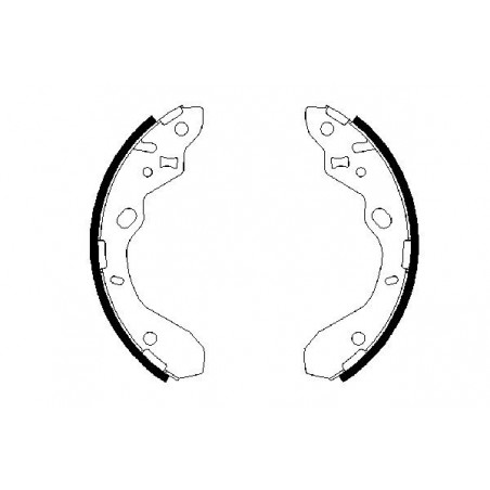 Jeu de mâchoires de frein...