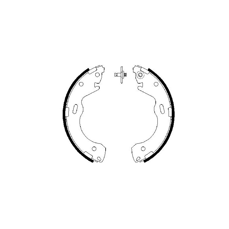 Jeu de mâchoires de frein BOSCH