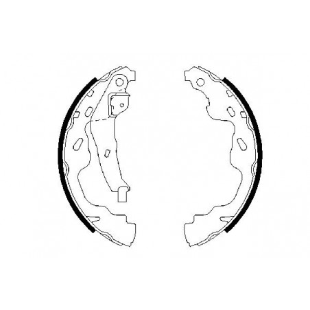 Jeu de mâchoires de frein...