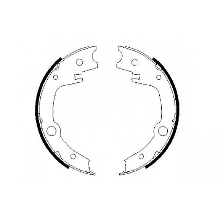 Jeu de mâchoires de frein...