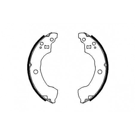 Jeu de mâchoires de frein...