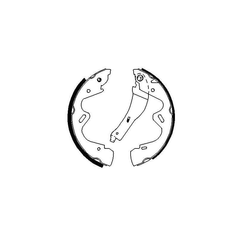 Jeu de mâchoires de frein BOSCH