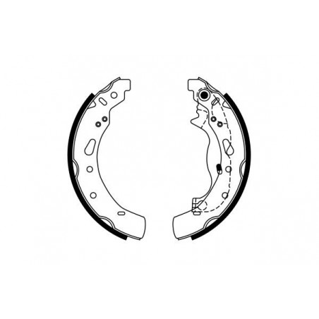 Jeu de mâchoires de frein...