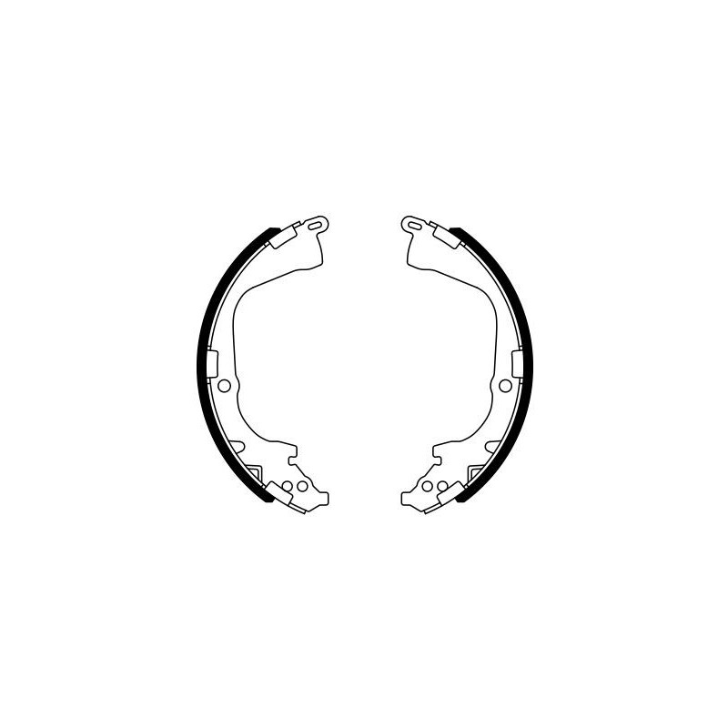 Jeu de mâchoires de frein BOSCH