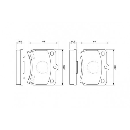 Jeu de quatre plaquettes de...