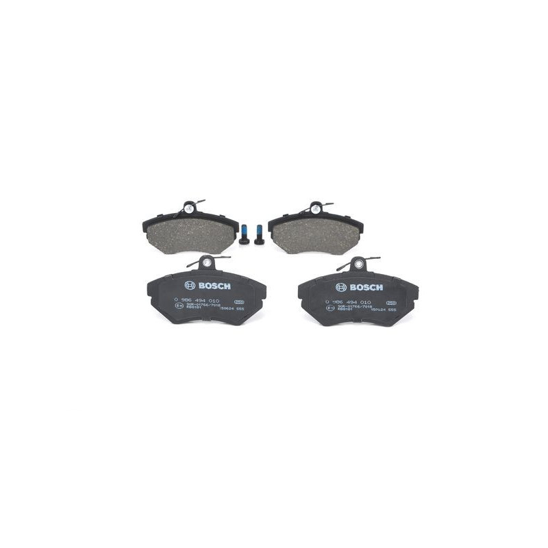 Jeu de quatre plaquettes de frein à disque BOSCH