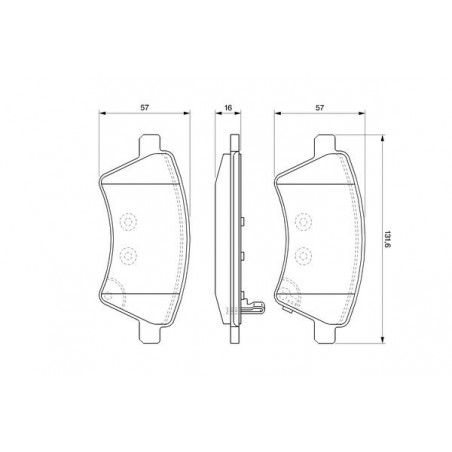 Jeu de quatre plaquettes de...