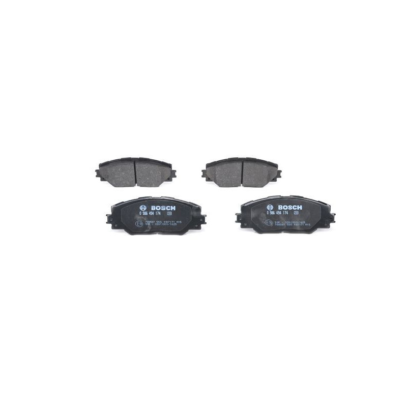Jeu de quatre plaquettes de frein à disque BOSCH