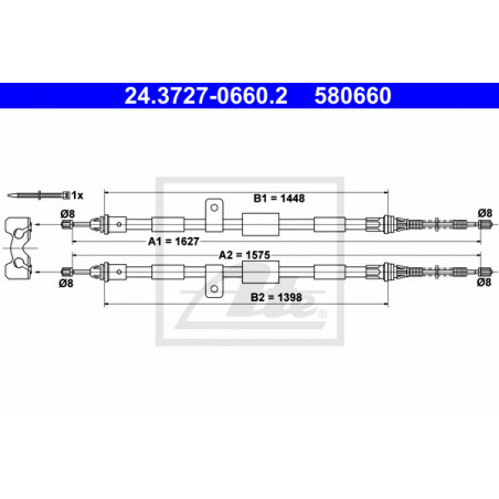 Câble de frein à main ATE