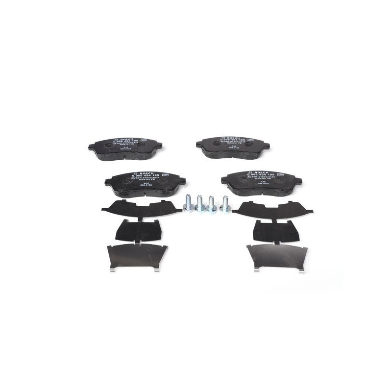 Jeu de quatre plaquettes de frein à disque BOSCH