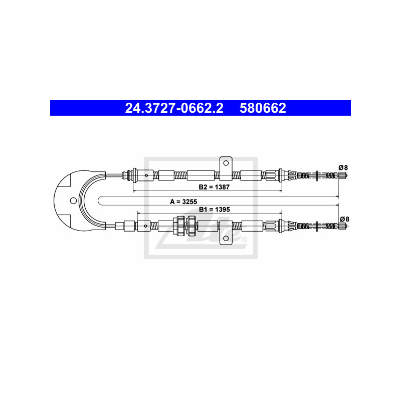 Câble de frein à main ATE
