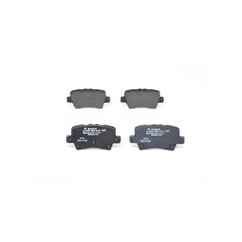 Jeu de quatre plaquettes de frein à disque BOSCH