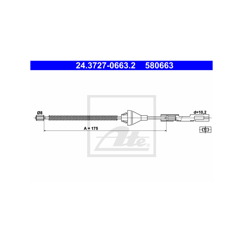 Câble de frein à main ATE