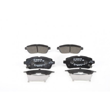Jeu de quatre plaquettes de frein à disque BOSCH