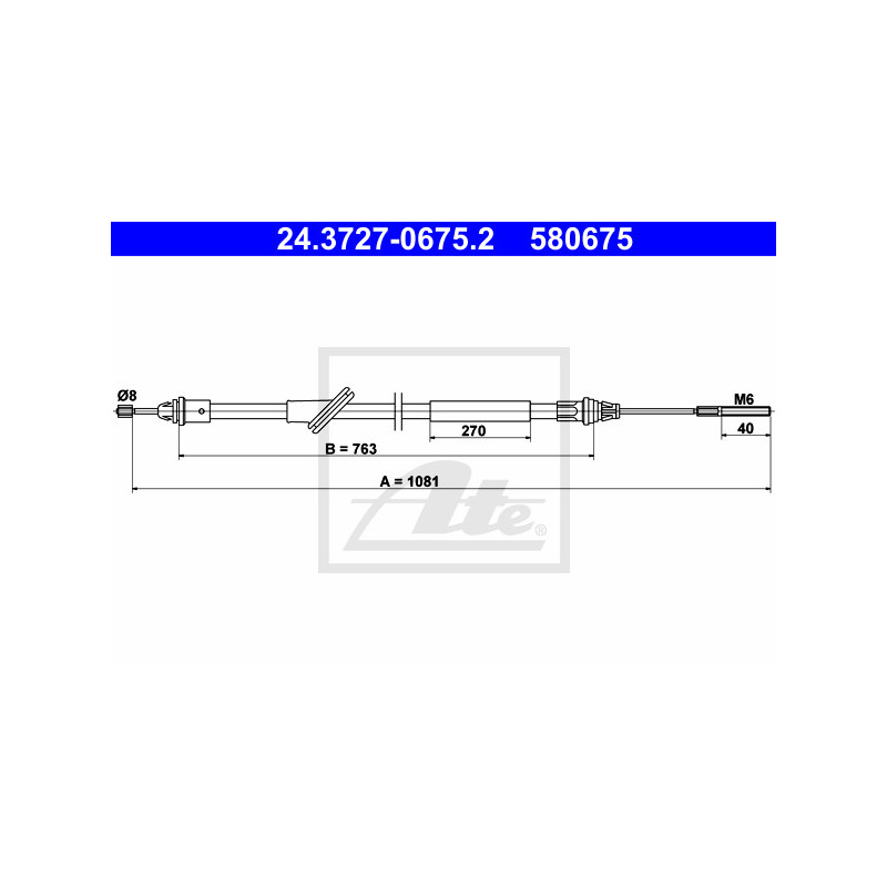 Câble de frein à main ATE