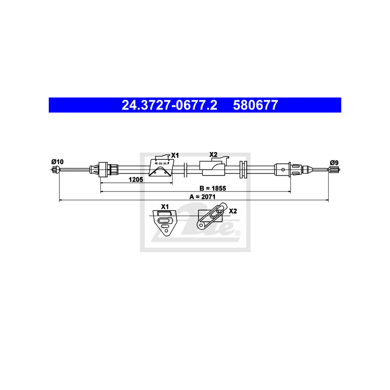 Câble de frein à main ATE