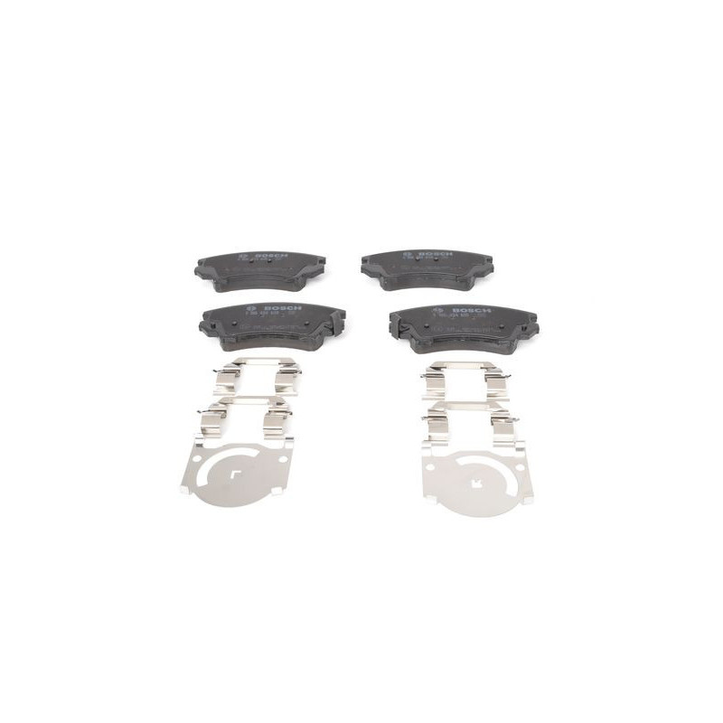 Jeu de quatre plaquettes de frein à disque BOSCH