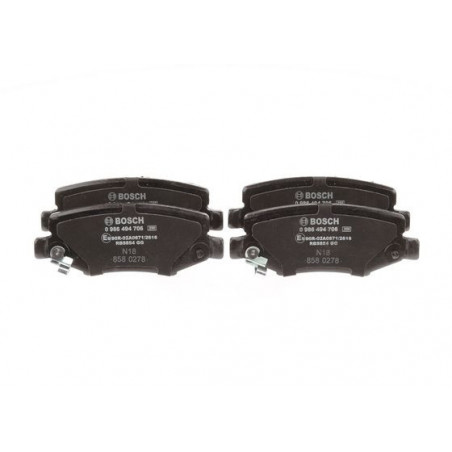 Jeu de quatre plaquettes de frein à disque BOSCH