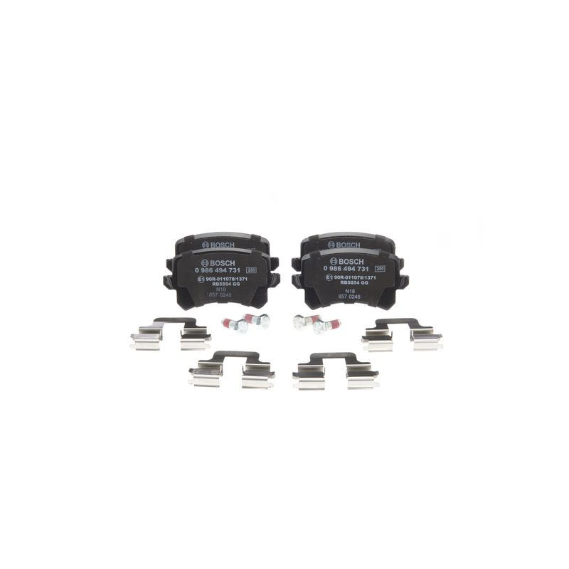Jeu de quatre plaquettes de frein à disque BOSCH