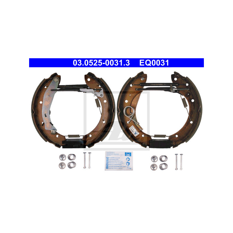 Jeu de mâchoires de frein ATE