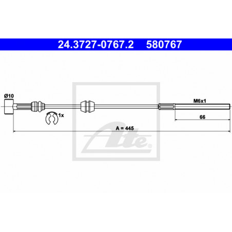 Câble de frein à main ATE