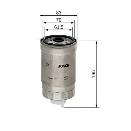 Filtre à carburant BOSCH