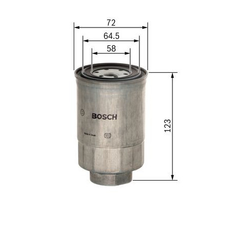 Filtre à carburant BOSCH