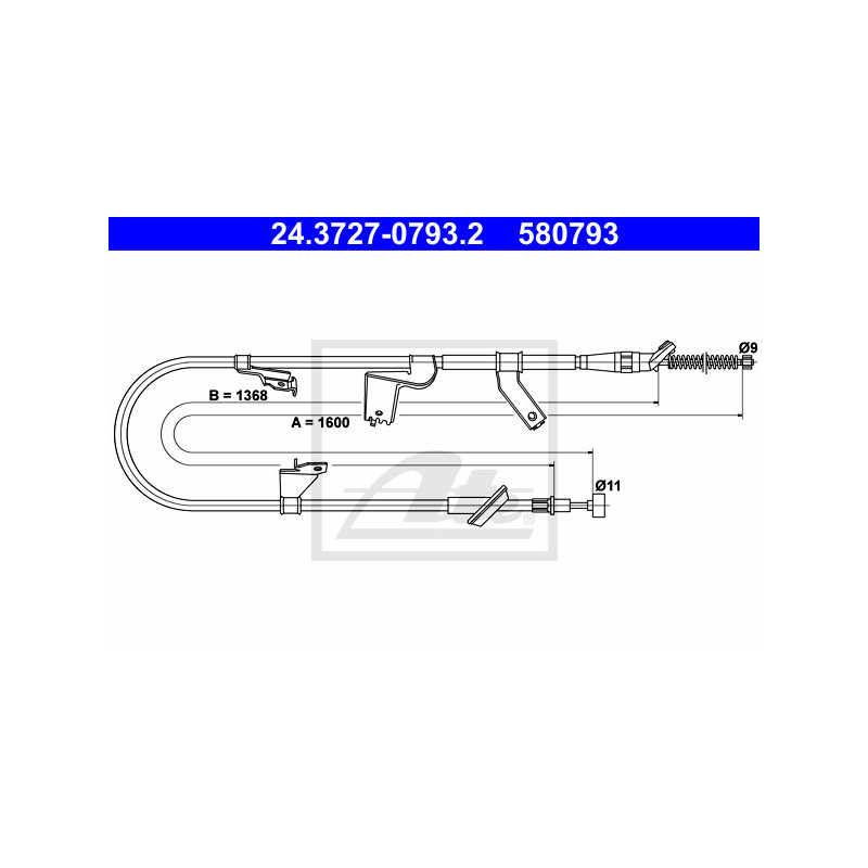Câble de frein à main ATE