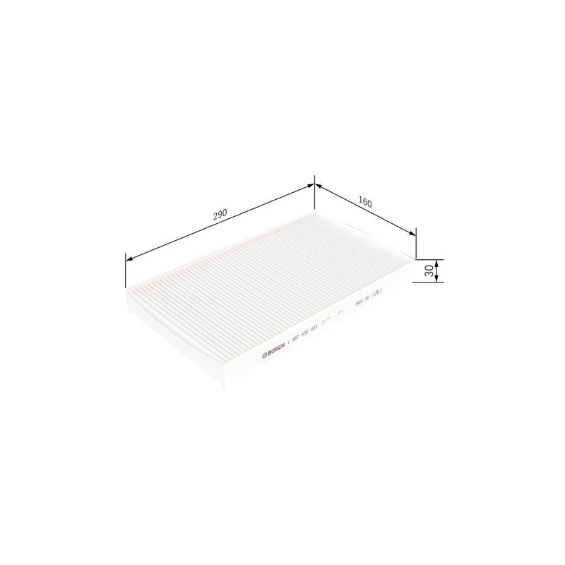 Filtre d'habitacle BOSCH