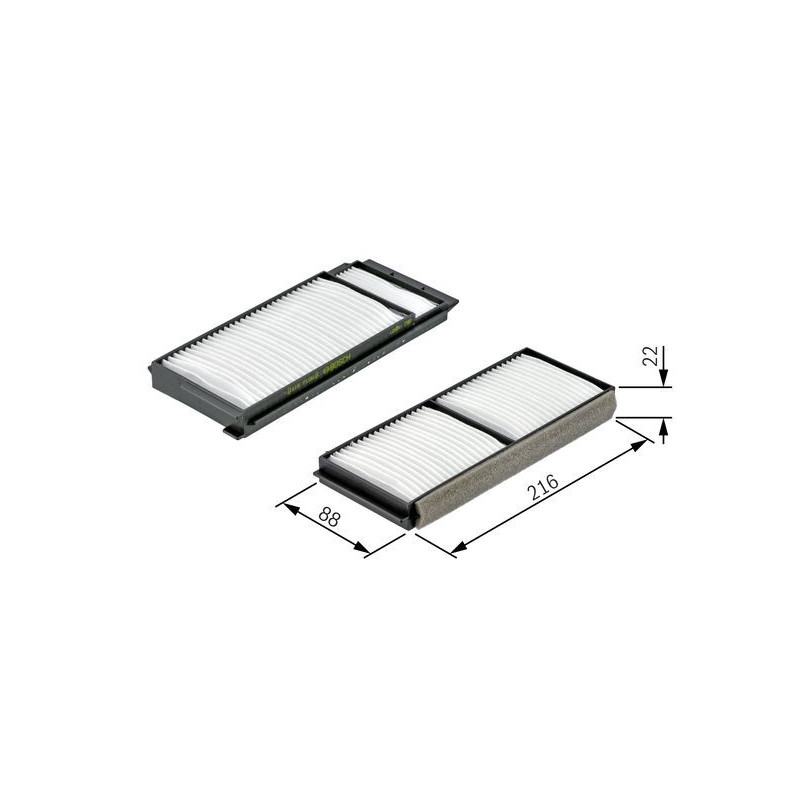 Filtre d'habitacle BOSCH