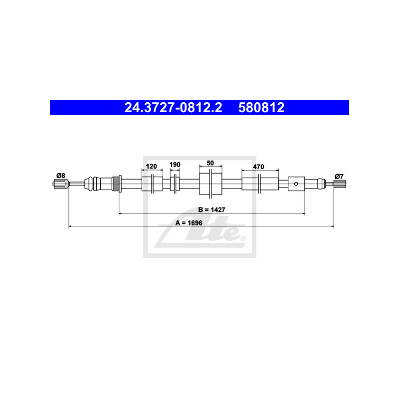 Câble de frein à main ATE