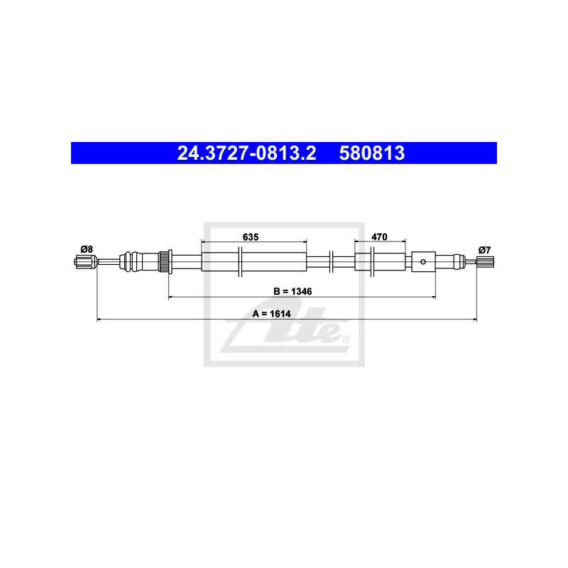 Câble de frein à main ATE