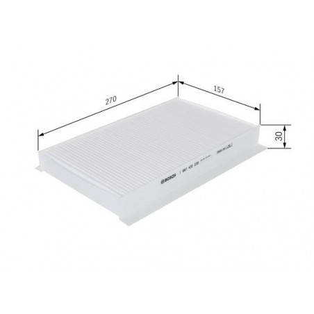 Filtre d'habitacle BOSCH