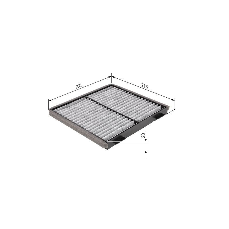 Filtre d'habitacle BOSCH