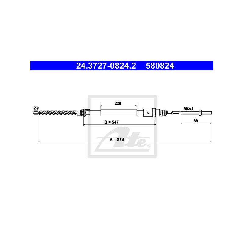 Câble de frein à main ATE