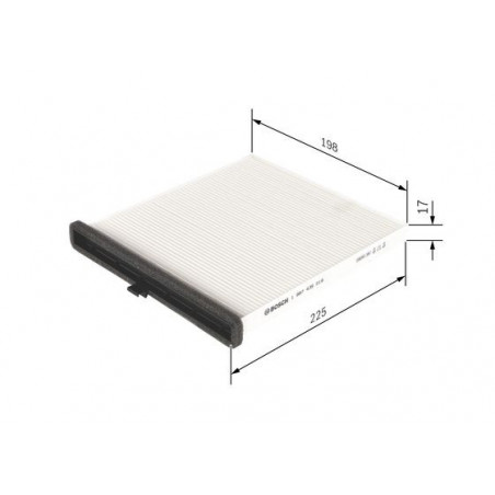 Filtre d'habitacle BOSCH