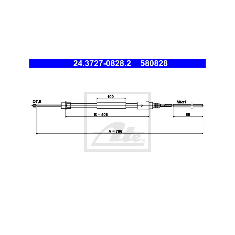 Câble de frein à main ATE