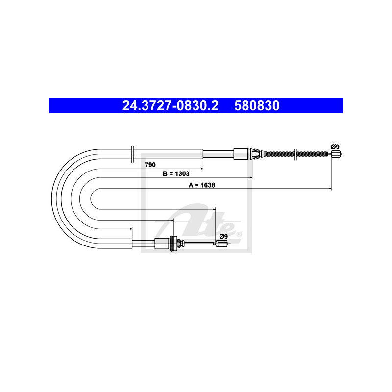 Câble de frein à main ATE