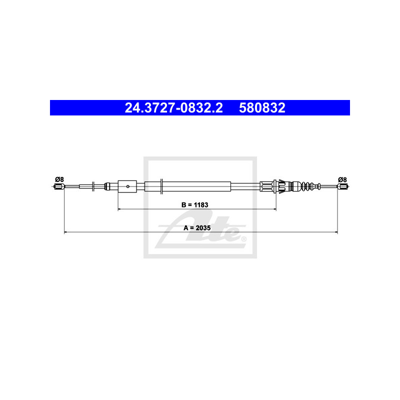 Câble de frein à main ATE