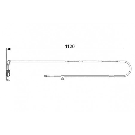 Témoin d'usure (plaquettes de frein) BOSCH