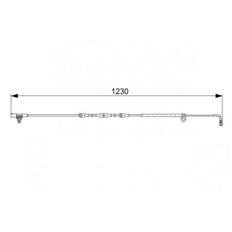 Témoin d'usure (plaquettes de frein) BOSCH