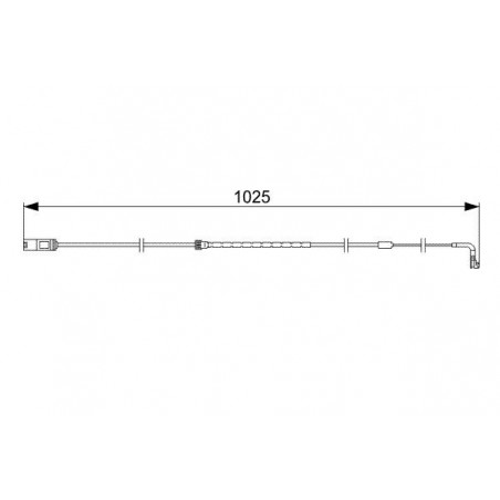 Témoin d'usure (plaquettes de frein) BOSCH