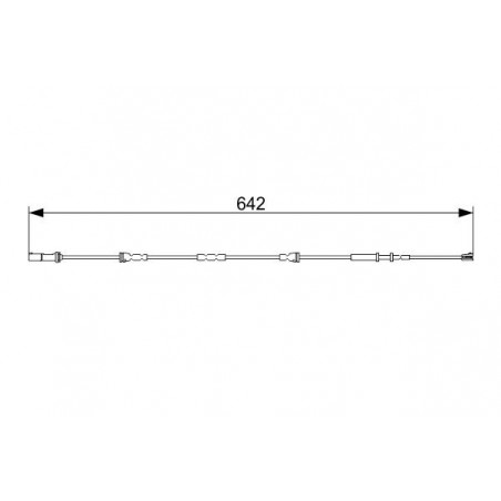 Témoin d'usure (plaquettes de frein) BOSCH