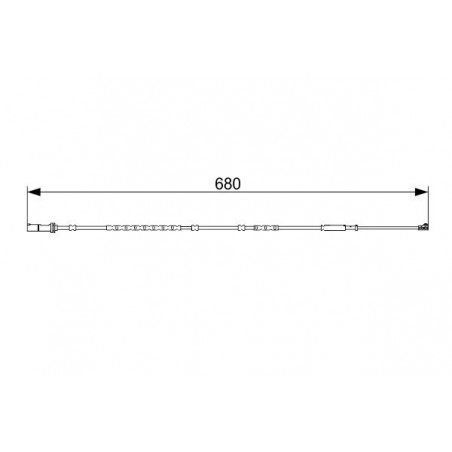 Témoin d'usure (plaquettes de frein) BOSCH