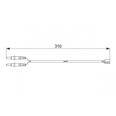 Témoin d'usure (plaquettes de frein) BOSCH