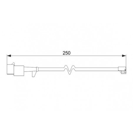 Témoin d'usure (plaquettes de frein) BOSCH